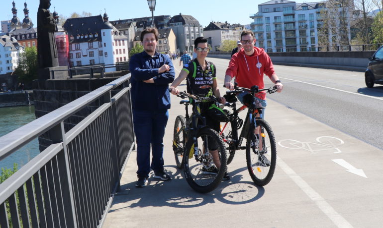 Balduinbrücke: Kleine Forderung des Fahrradtages wurde umgesetzt